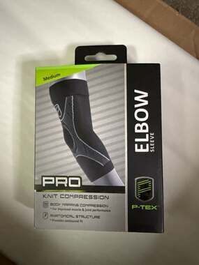 P-TEX Pro Knit Compression Elbow Sleeve, Medium